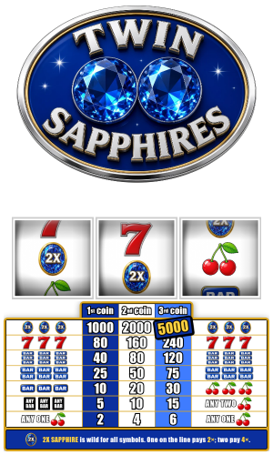 Twin Sapphires free slot